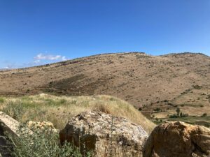 Ain Arab rocky valley scene